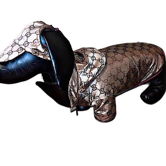 Authentic Gucci Rare Tom Ford “Gucci Dog” Nylon Monogram GG Cap w/ Jacket - Picture 4 of 15